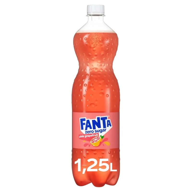 FANTA Zero Pink Grapefruit Limonade 1,25L