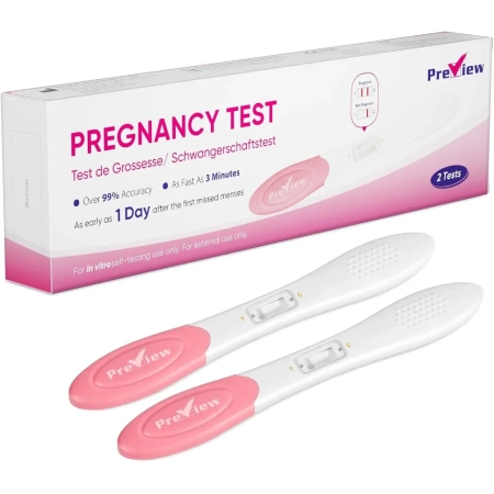 PREVIEW 2x Test de grossesse précoce 10 mUI/ml