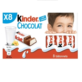 Kinder 8 milk chocolate sticks 100g