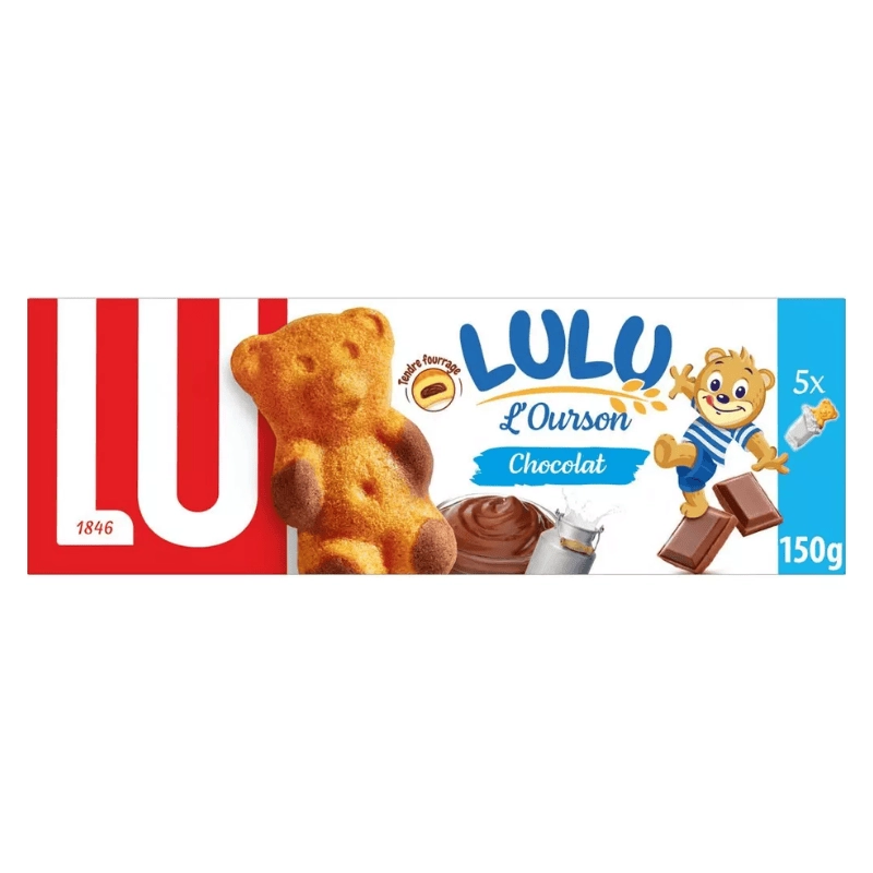 LU LULU Ourson Chocolat au lait 5x30g