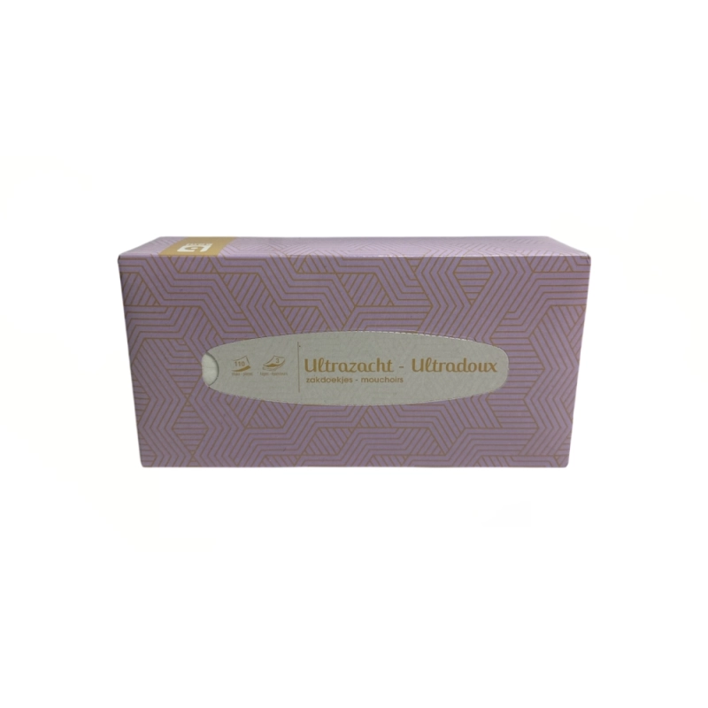 Boni Mouchoirs ultradoux 100 feuilles, 3 épaisseur, boîte rose