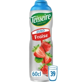 TEISSEIRE Zero Strawberry Syrup 60cl