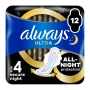 Always Ultra Serviettes Hygiéniques taille 4 Secure Night, 12 pads