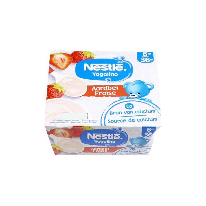 NESTLÉ YOGOLINO strawberry 6 Months+ 4x100g