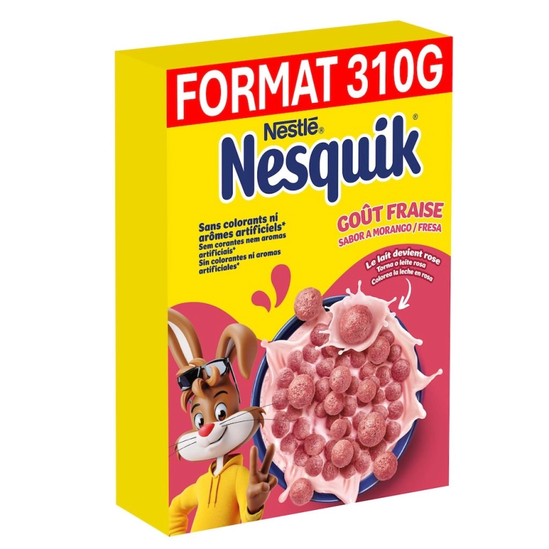 NESTLÉ Nesquick Cereals strawberry flavor 310g