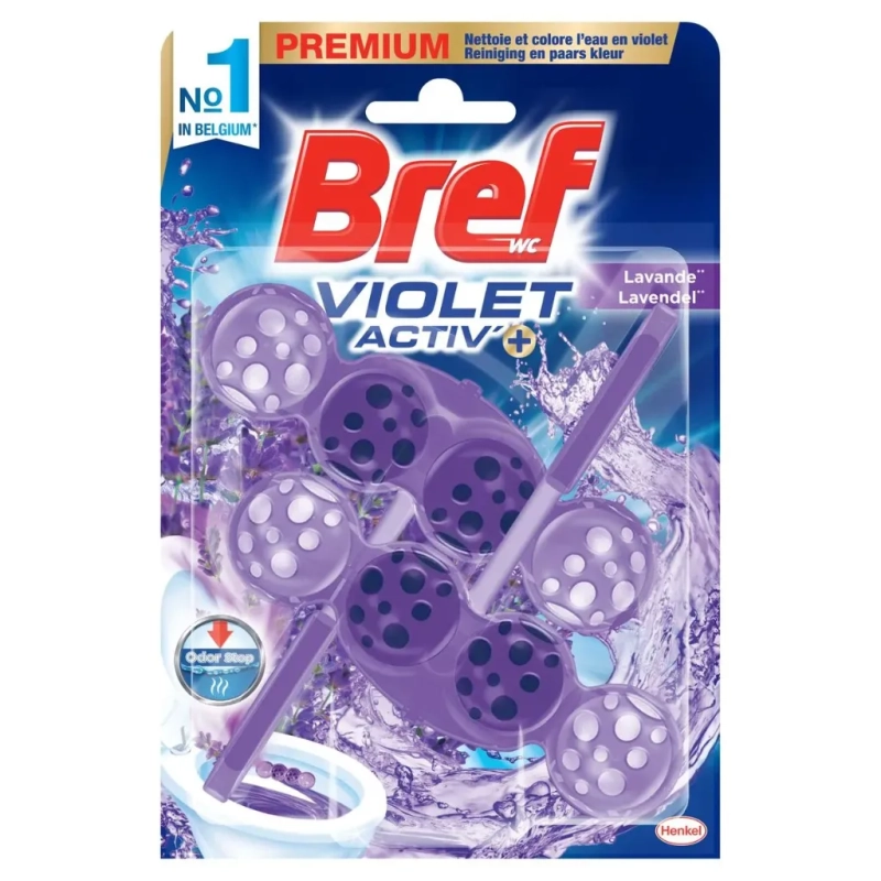 BREF WC Violet Activ lavanda 2 peças
