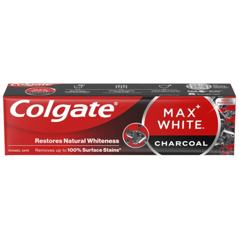 Colgate Toothpaste Max white Charcoal 75ml