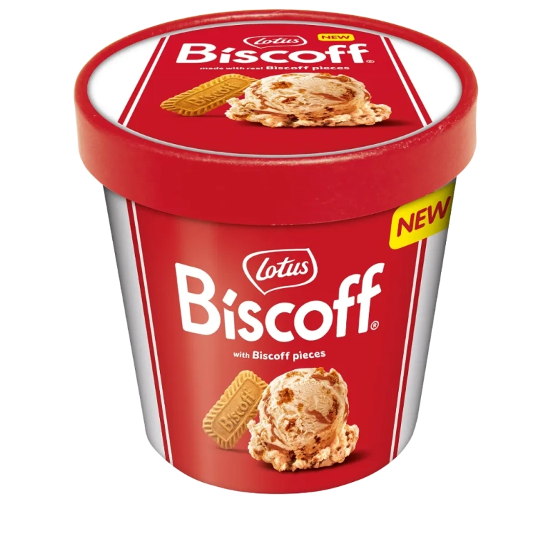 LOTUS Biscoff Glace en Pot Caramel Biscuits 425ml