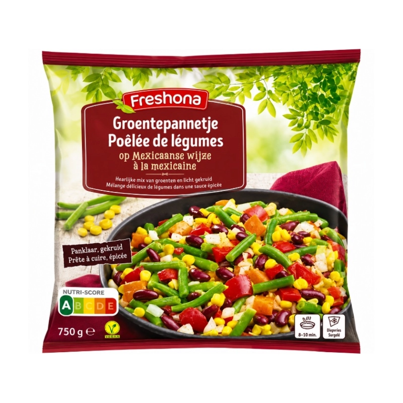 FRESHONA Poêlée de légumes à la mexicaine 750g