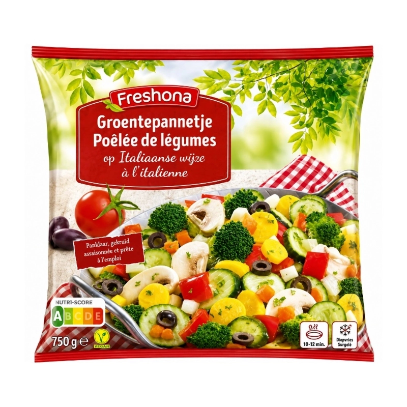 FRESHONA Poêlée de légumes à l'italienne 750g