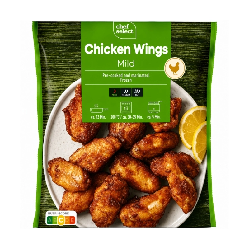 CHEF SELECT Chicken Wings Mild pré-cuites & marinées 750g