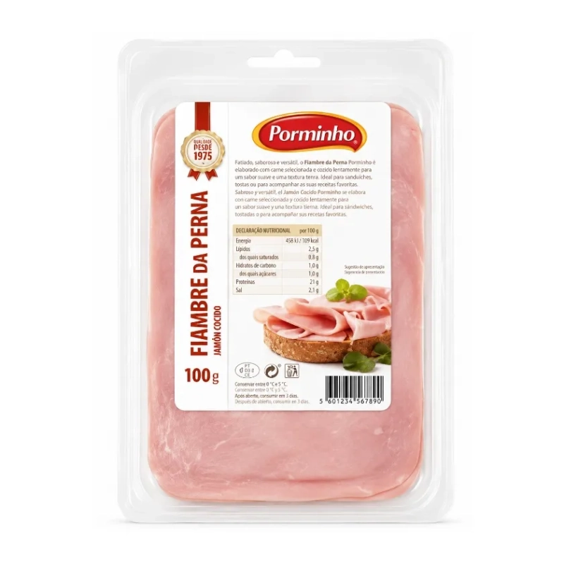 PORMINHO Fiambre Da Perna tranches 100g