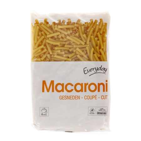 EVERYDAY Macaroni coupé 500g