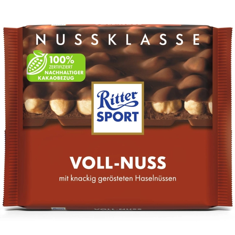 Ritter Sport Whole Nut Chocolate 100g