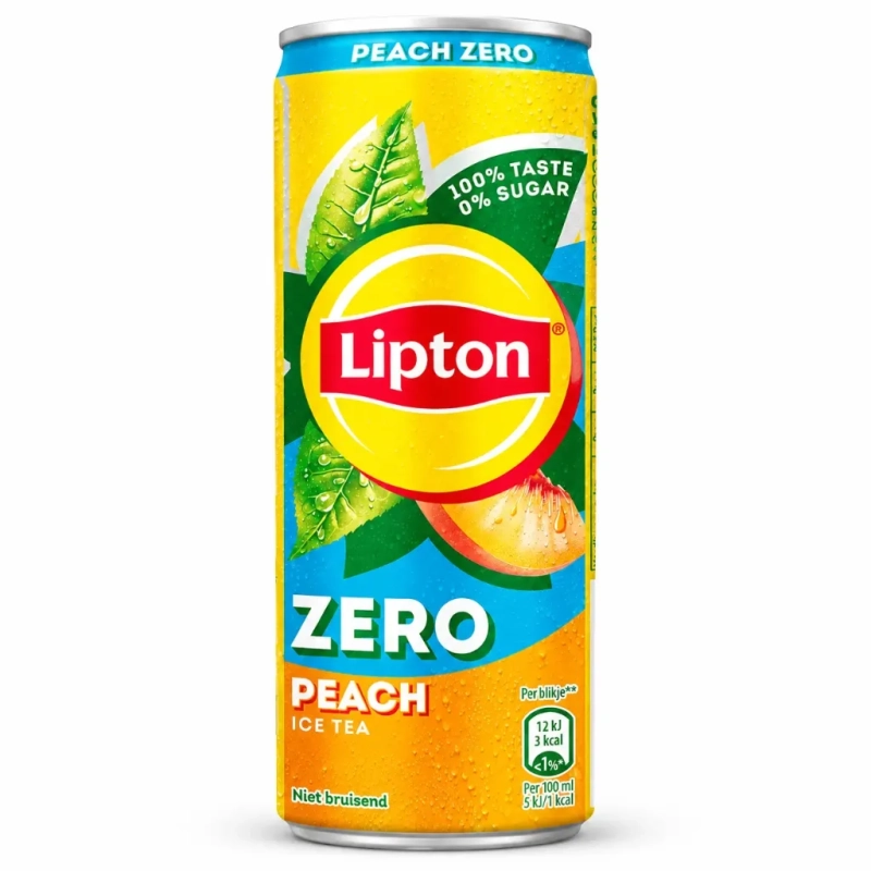 LIPTON Ice Tea Zero Peach 33cl