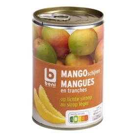 BONI Mangue Tranches sirop conserve 425g