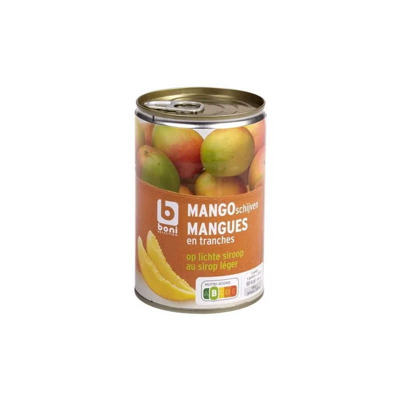 BONI Mangue Tranches sirop conserve 425g