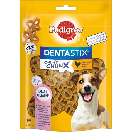 Pedigree Chewy Chunx Snacks poulet, petits chiens de 5-15 kg, 68g