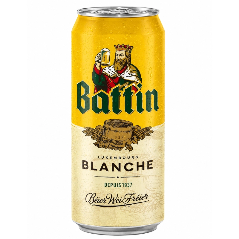 BATTIN White 4.8% vol 50cl can