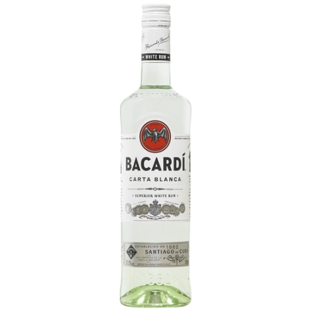 BACARDÍ Carta Blanca 37,5% Rum 70cl