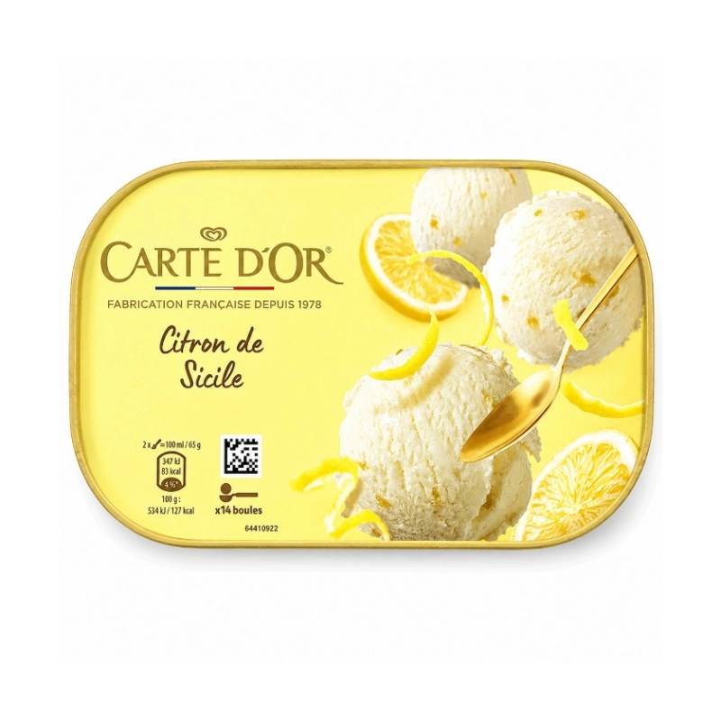 GOLD CARTE Sicilian Lemon Ice Cream 700ml