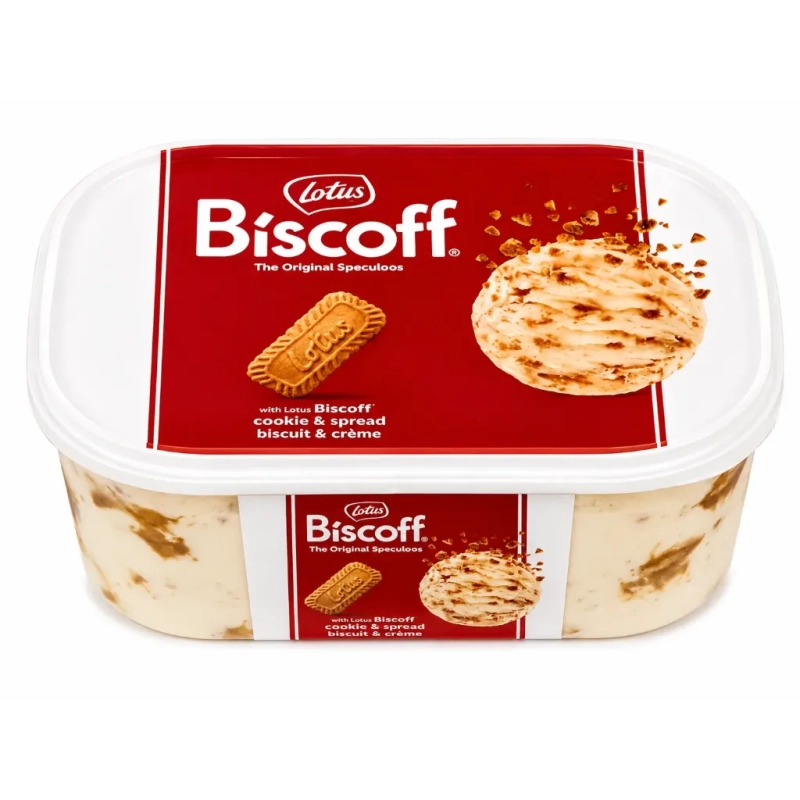 LOTUS Biscoff Ice Cream Caramel biscuit 519g