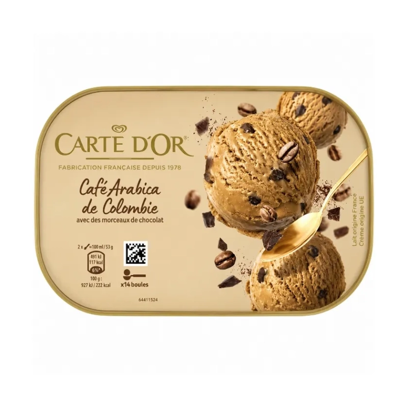 CARTE D'OR Glace Café Arabica de Colombie 900ml