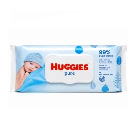 HUGGIES Lingettes bébé pure 56pcs
