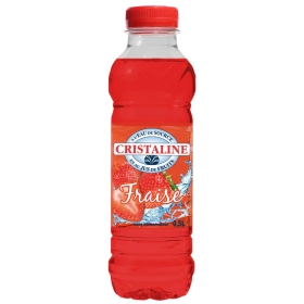 CRISTALINE Eau aromatisée fraise 50cl