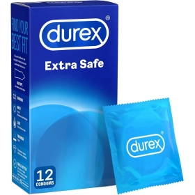 Durex Extra Safe – Pack de 12 préservatifs