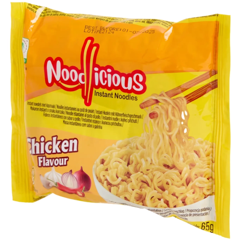 Noodlicious Nouilles pack instantanées Chicken Flavour 65g