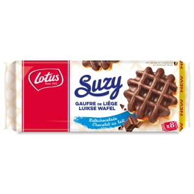SUZY Gaufres Liège chocolat au lait 460g