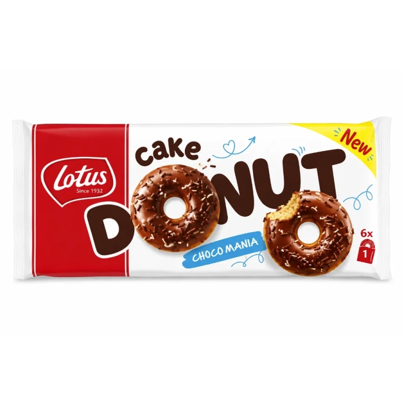 LOTUS Cake Donut Choco Mania 204g