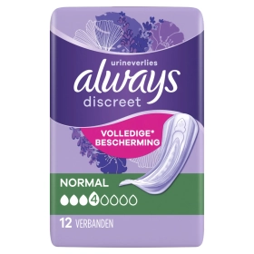 ALWAYS Discreet Full Protection Normal 12 pads
