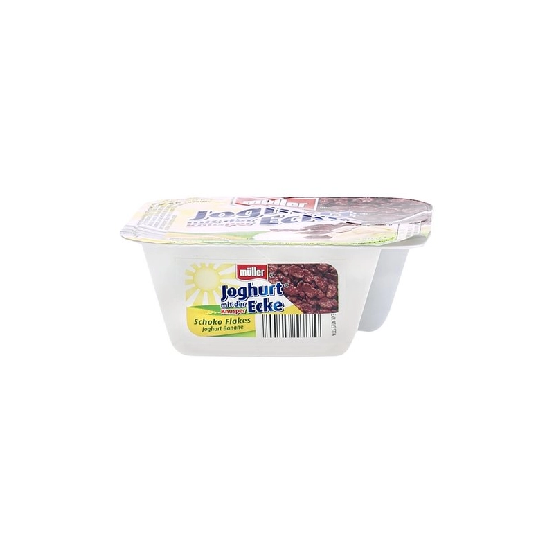 Müller Yaourt Banane-flakes choco 150g