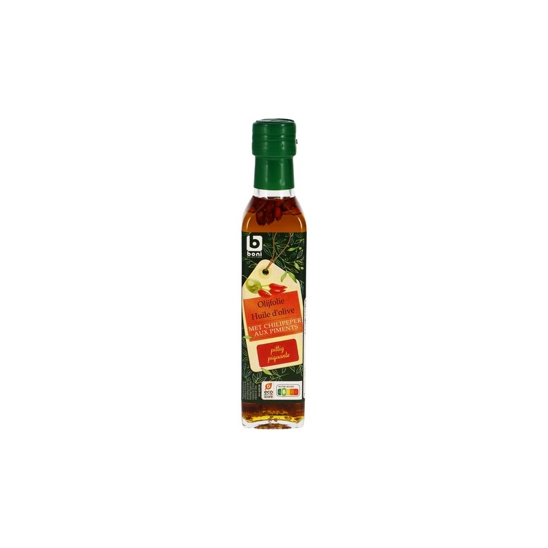 BONI huile d'olive piments chili 250ml