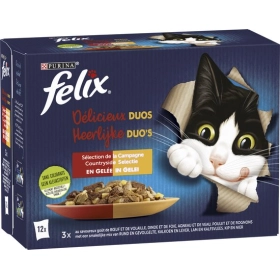 FELIX delicious duo's jelly 12x85g