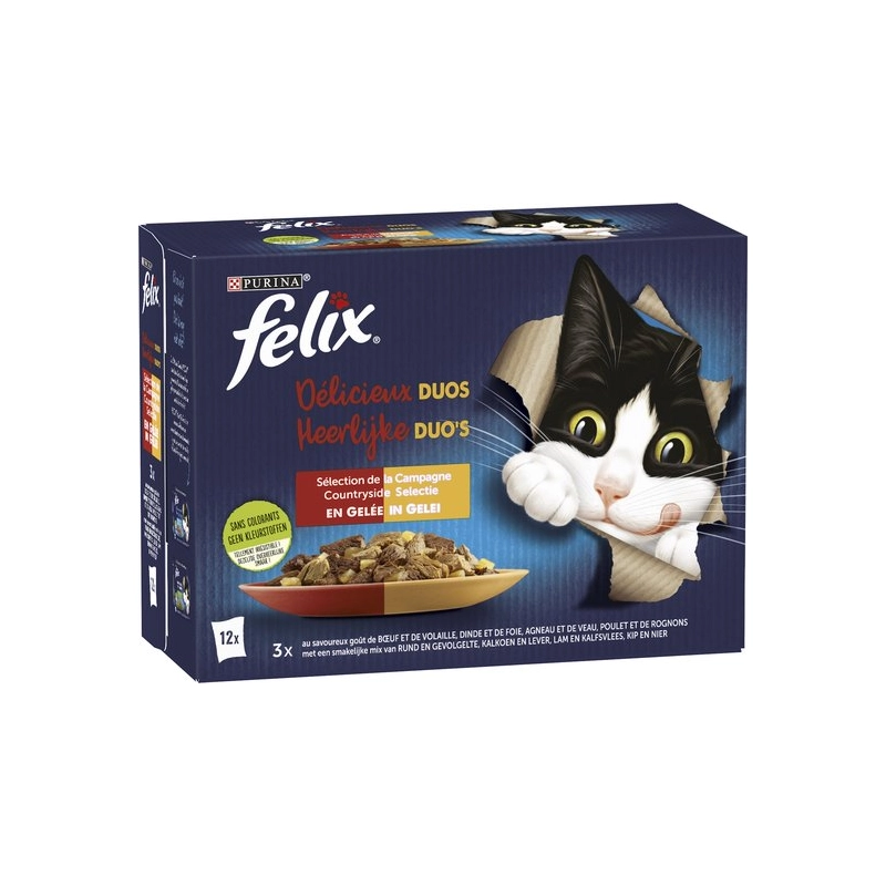 FELIX delicious duo's jelly 12x85g
