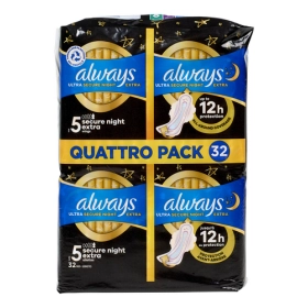 ALWAYS Extra Secure Night size 5 - Pack of 32 napkins