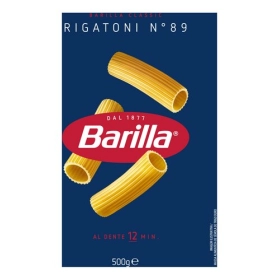 BARILLA rigatoni pasta n.89, 500g