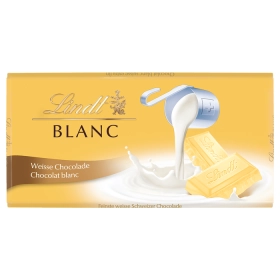Lindt white chocolate bar 100g