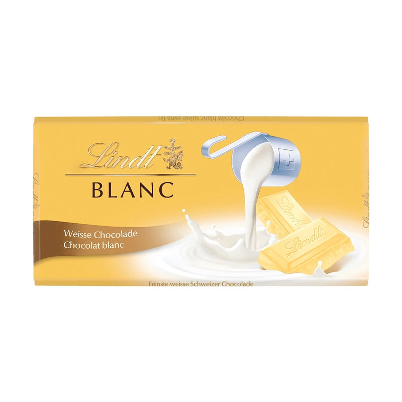Lindt white chocolate bar 100g