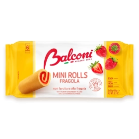 BALCONI Mini Rolls Fraise 6x30g