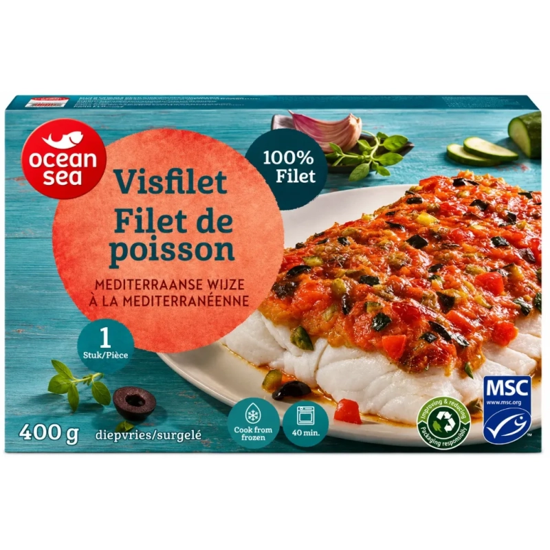 OCEAN SEA Filet de poisson à la Méditerranéenne 1 pièce