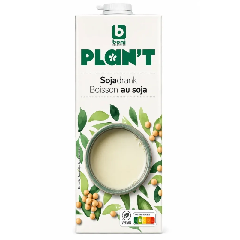 BONI PLAN'T Boisson soja nature 1L