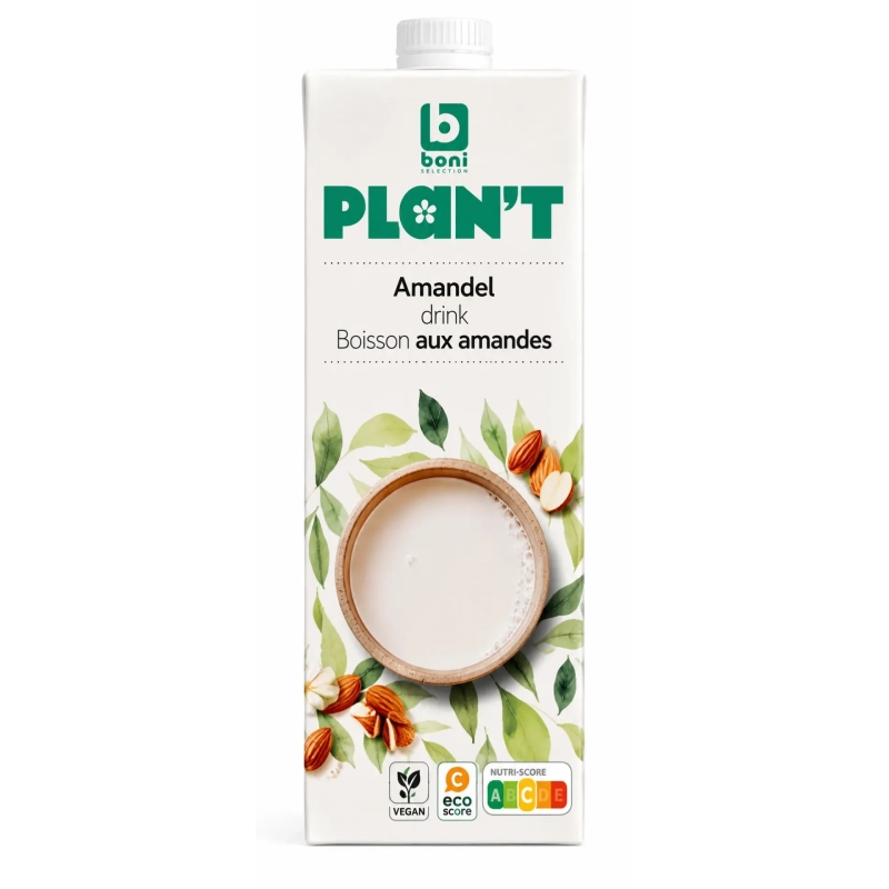 BONI PLAN'T Milk almond drink 1L
