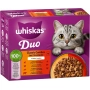 WHISKAS Duo de sachets de Nourriture Humide, Classic Combo en gelée 12x85g