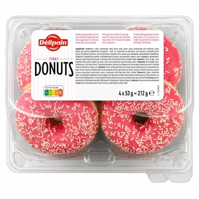 DELIPAIN Donuts Pinky 4x53g