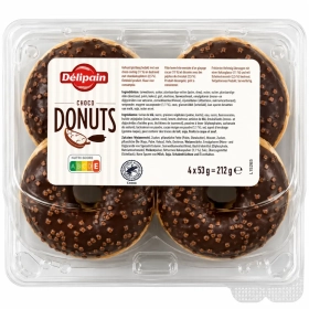 DELIPAIN Donuts Choco 4x53g