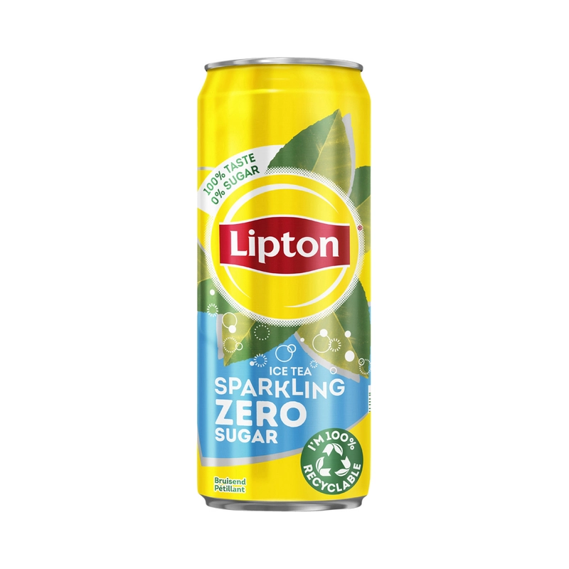 Lipton Ice Tea Zero sucre pétillant 33cl